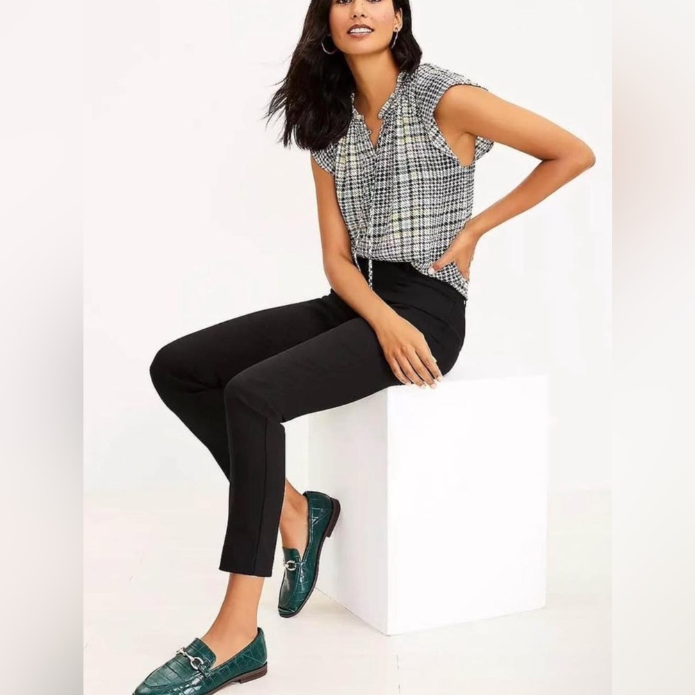Loft Tailored Straight Leg Trousers Petite